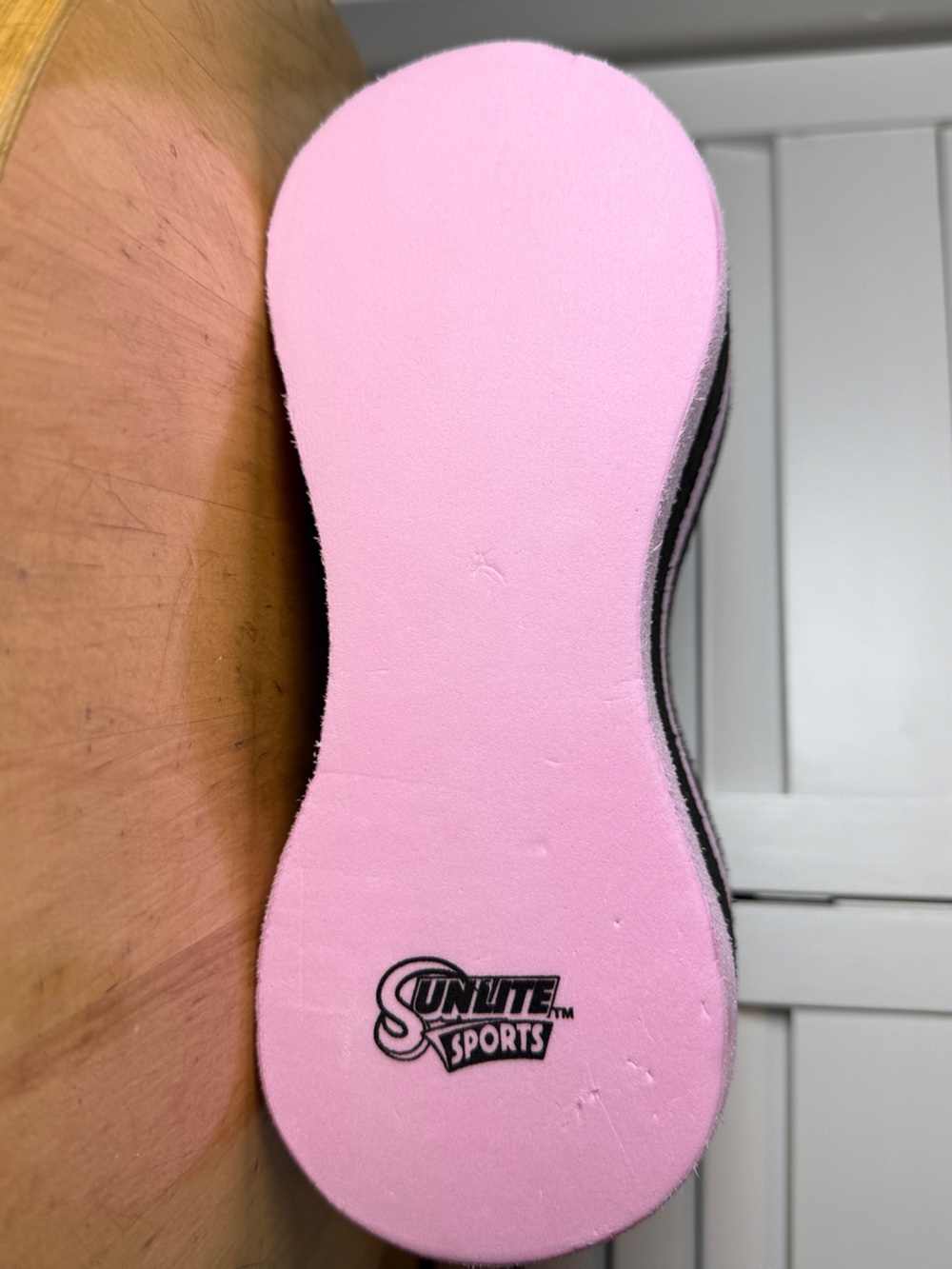 Sunlite Sports Pull Buoy Black And Pink Used 8.5 X 5 four Layers Adult Size